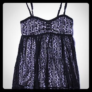 [forever 21] black lace camisole